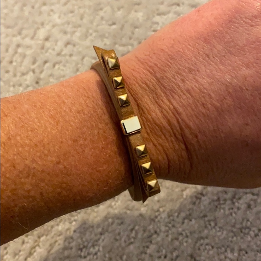 Leather Bow Bracelet